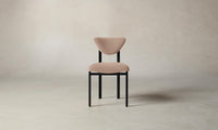 The Cooper Dining Chair - Performance Velvet Dusty Rose