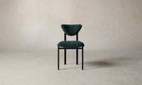 The Cooper Dining Chair - Performance Velvet Emerald