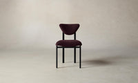 The Cooper Dining Chair - Performance Velvet Merlot