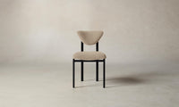 The Cooper Dining Chair - Performance Velvet Taupe