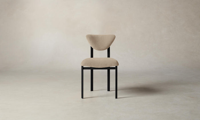 The Cooper Dining Chair - Performance Velvet Taupe