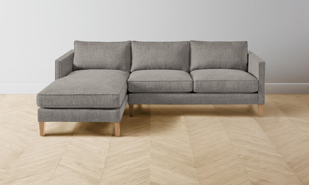 The Crosby Sectional - Heritage Belgian Linen Agate