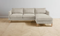 The Crosby Sectional - Belgian Linen Alder