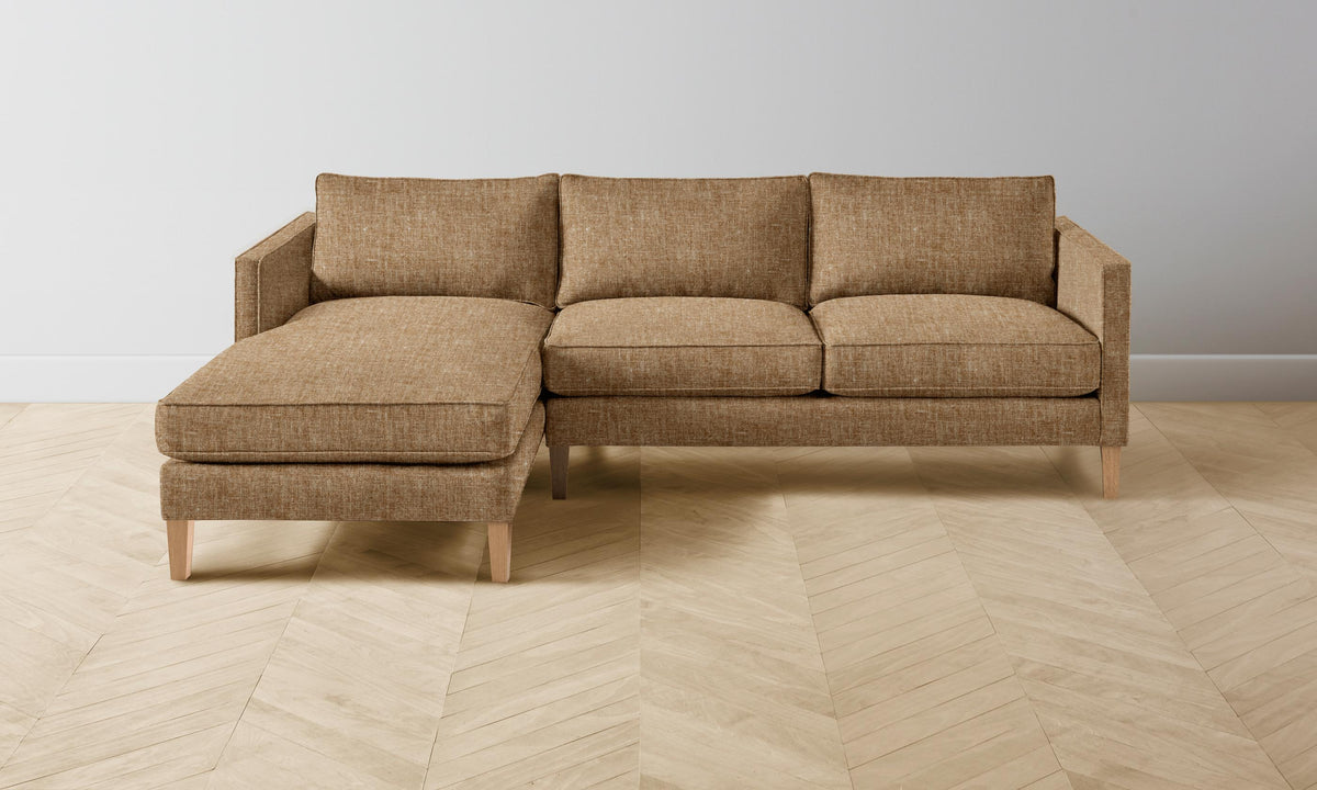 The Crosby Sectional - Heritage Belgian Linen Chai