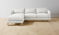 The Crosby Sectional - Belgian Linen Egret