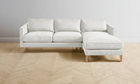 The Crosby Sectional - Belgian Linen Egret