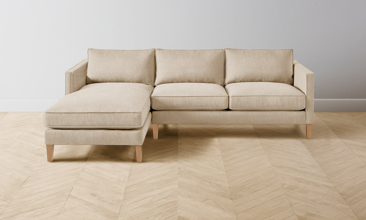 The Crosby Sectional - Heritage Belgian Linen Husk