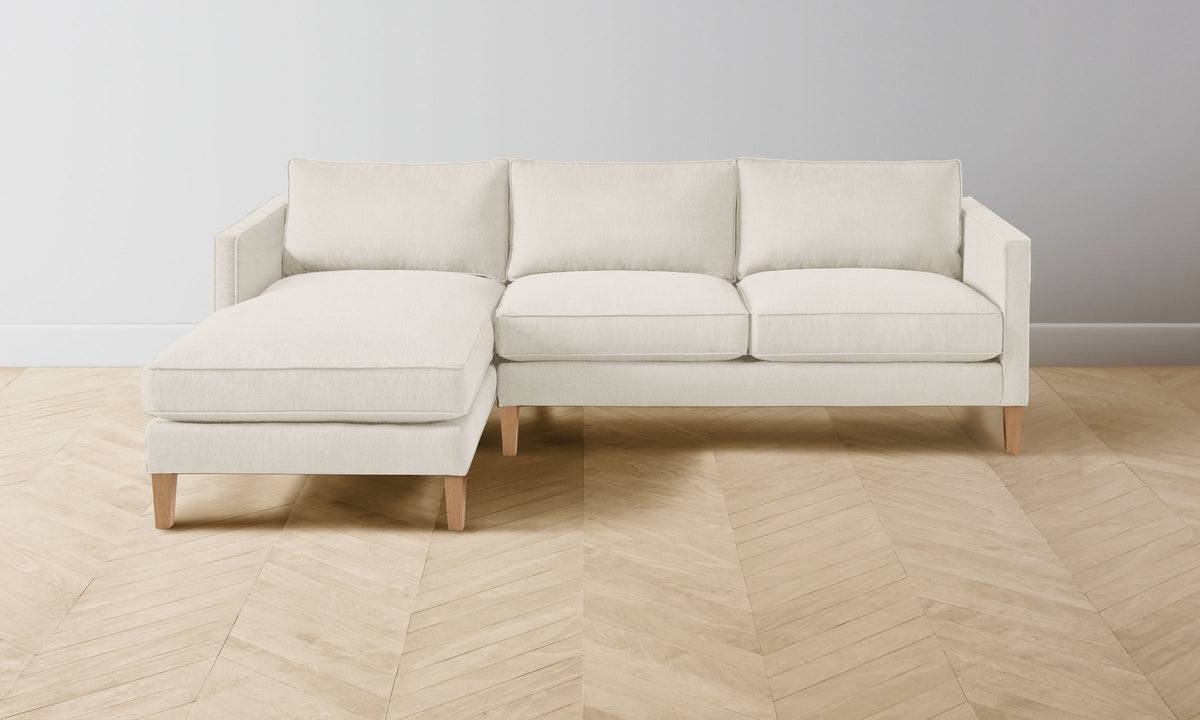 The Crosby Sectional - Italian Brushed Wool Vanilla