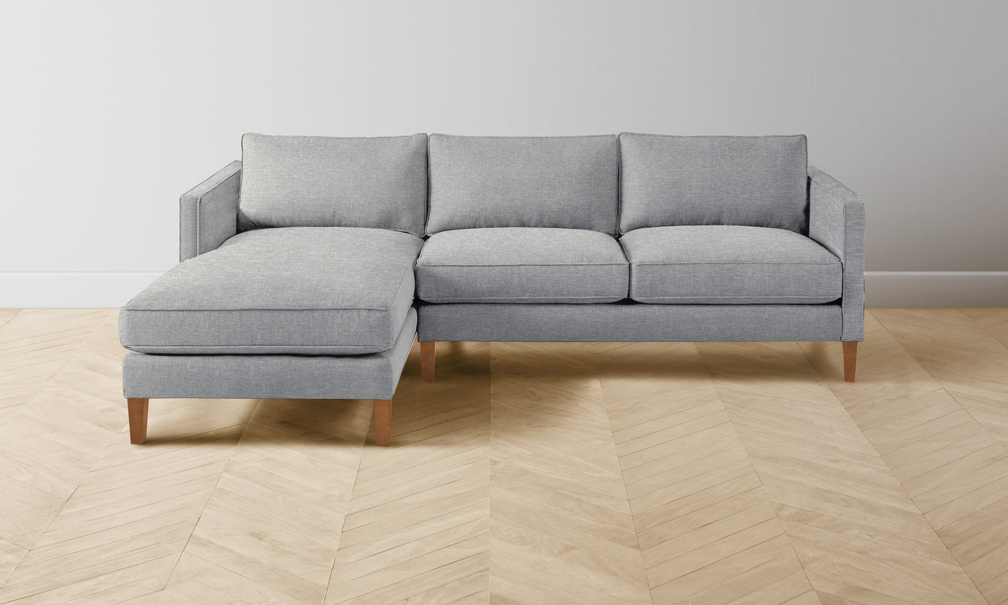 The Crosby Sectional - Merino Heather Grey