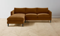 The Crosby Sectional - Mohair Brown Sugar