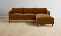 The Crosby Sectional - Mohair Brown Sugar