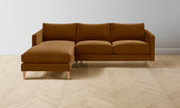 The Crosby Sectional - Mohair Brown Sugar