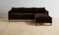 The Crosby Sectional - Mohair Chocolate