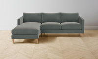 The Crosby Sectional - Mohair Fog