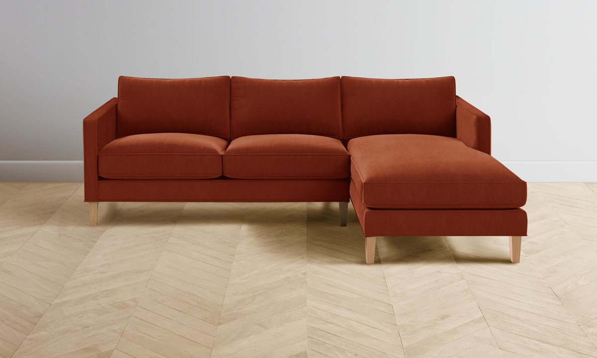 The Crosby Sectional - Mohair Spice