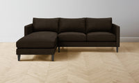 The Crosby Sectional - Nubuck Leather Espresso