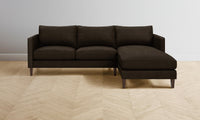 The Crosby Sectional - Nubuck Leather Espresso