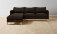 The Crosby Sectional - Nubuck Leather Espresso