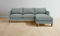 The Crosby Sectional - Nubuck Leather Tide