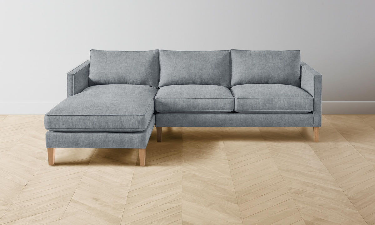 The Crosby Sectional - Performance Mélange Weave Aegean