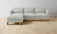 The Crosby Sectional - Performance Mélange Weave Flint