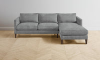 The Crosby Sectional - Performance Mélange Weave Night