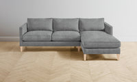 The Crosby Sectional - Performance Mélange Weave Night