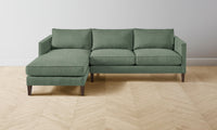 The Crosby Sectional - Performance Stonewashed Linen Aspen