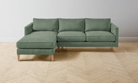 The Crosby Sectional - Performance Stonewashed Linen Aspen