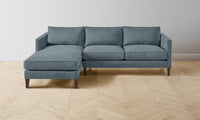 The Crosby Sectional - Performance Stonewashed Linen Chambray