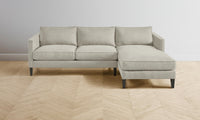 The Crosby Sectional - Performance Stonewashed Linen Dew