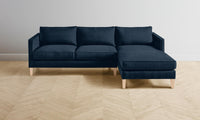 The Crosby Sectional - Performance Linen Weave Bay