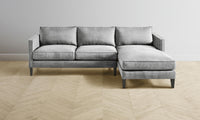 The Crosby Sectional - Performance Textured Tweed Alpine