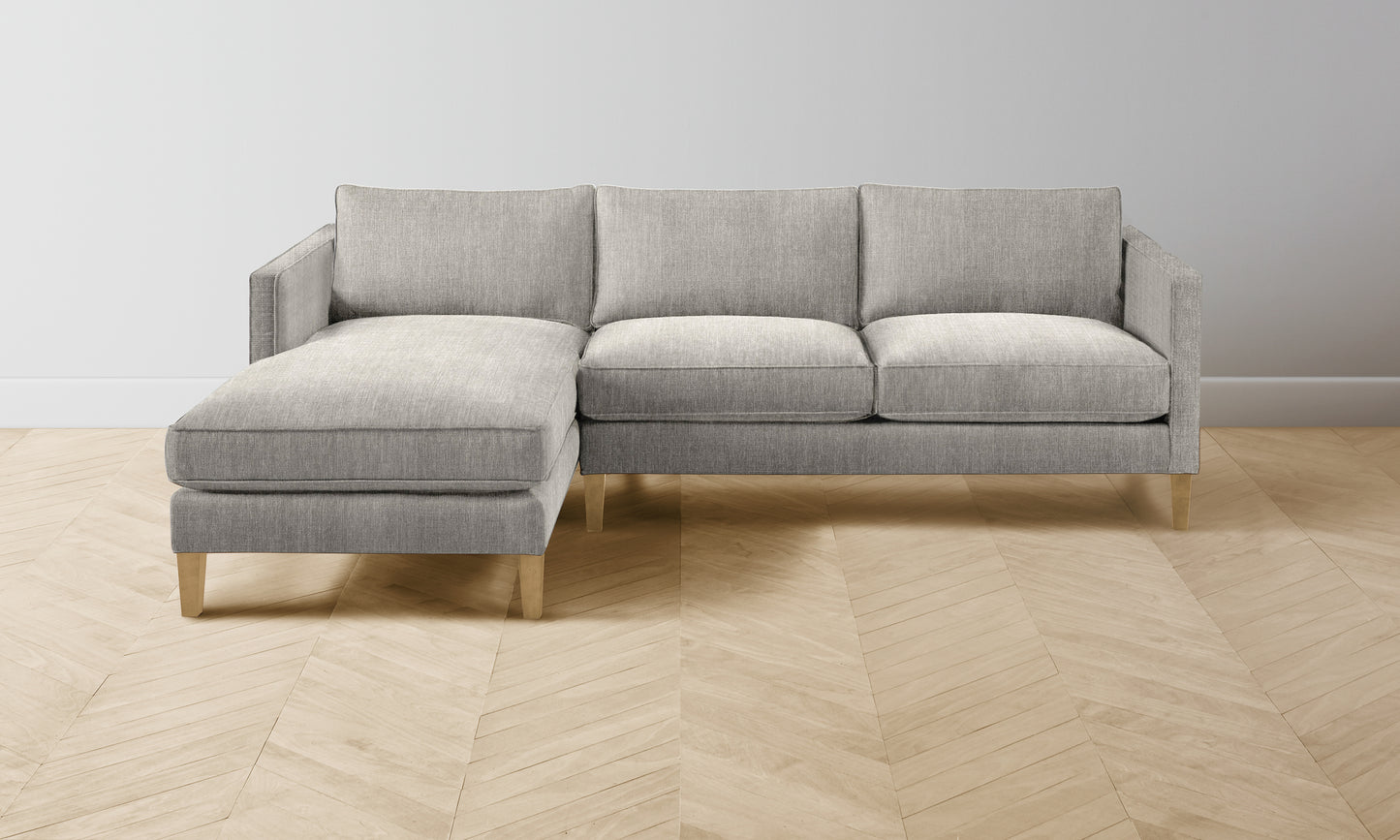 The Crosby Sectional - Performance Tweed Oatmeal