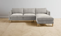 The Crosby Sectional - Performance Tweed Oatmeal