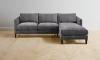 The Crosby Sectional - Performance Tweed Smoke