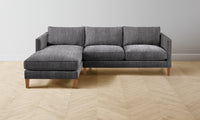 The Crosby Sectional - Performance Tweed Smoke