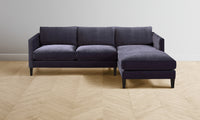 The Crosby Sectional - Performance Velvet Flannel