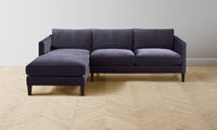 The Crosby Sectional - Performance Velvet Flannel