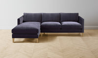 The Crosby Sectional - Performance Velvet Flannel