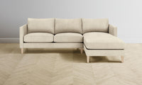 The Crosby Sectional - Tuscan Leather Bisque