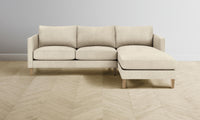 The Crosby Sectional - Tuscan Leather Bisque