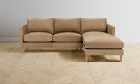 The Crosby Sectional - Tuscan Leather Camel