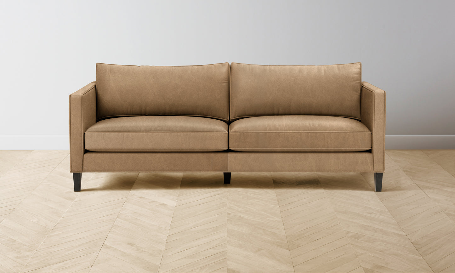 The Crosby Sofa - Tuscan Leather Camel