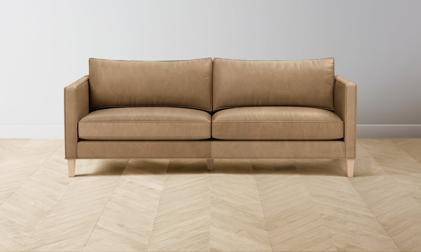 The Crosby Sofa - Tuscan Leather Camel