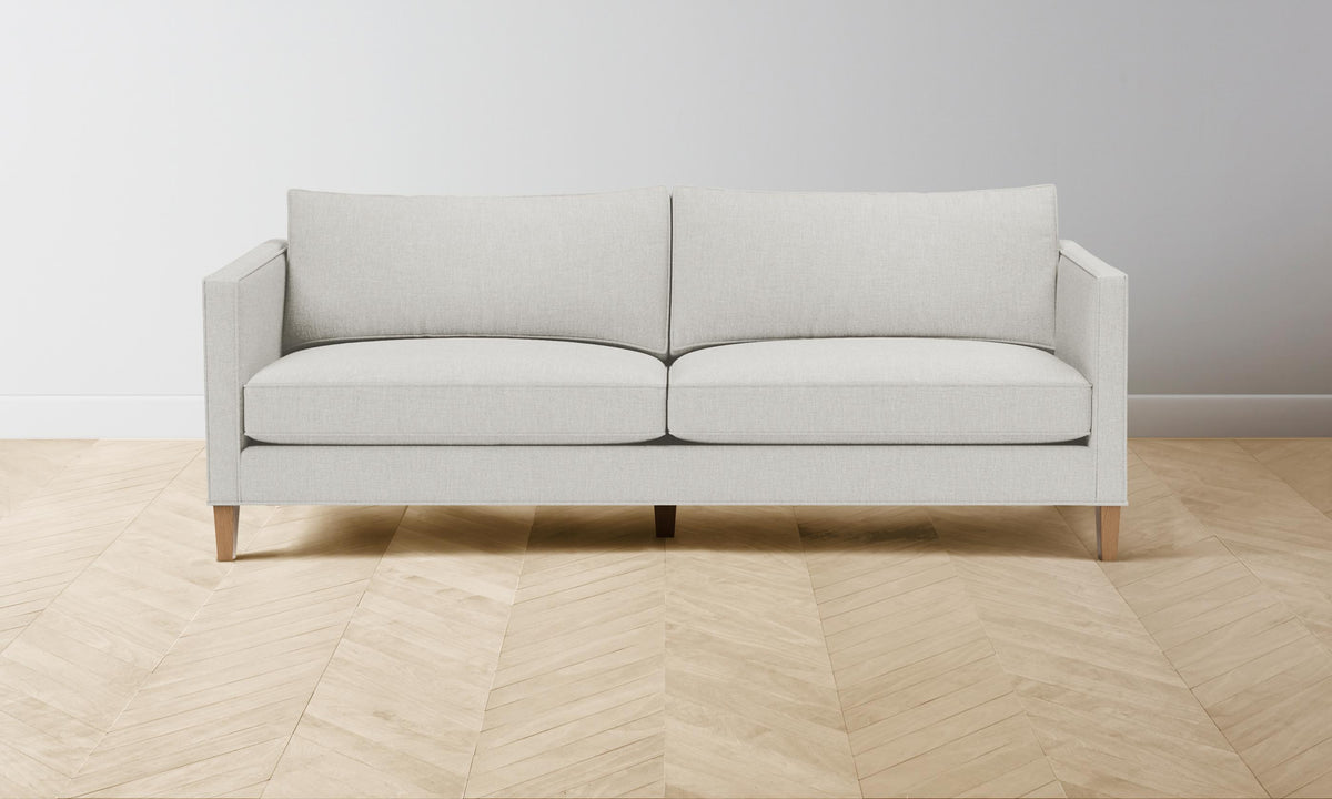 The Crosby Sofa - Heritage Belgian Linen Egret