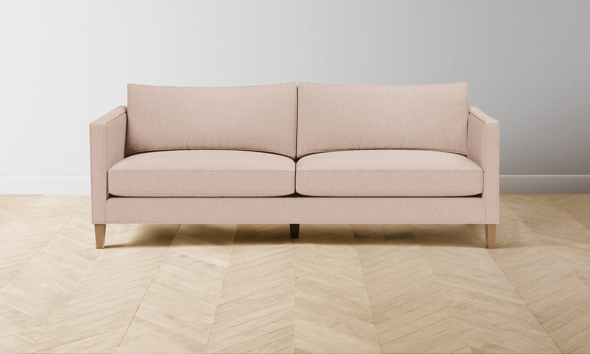 The Crosby Sofa - Heritage Belgian Linen Petal