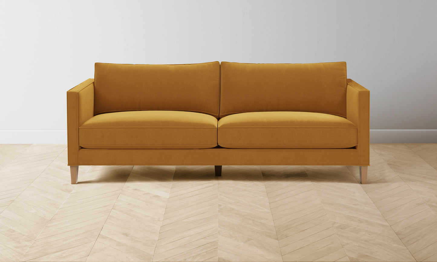 The Crosby Sofa - Mohair Amber