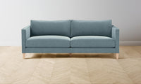 The Crosby Sectional - Mohair Slate Blue