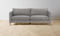 The Crosby Sectional - Nubuck Leather Asphalt